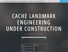 Tablet Screenshot of cachelandmark.com